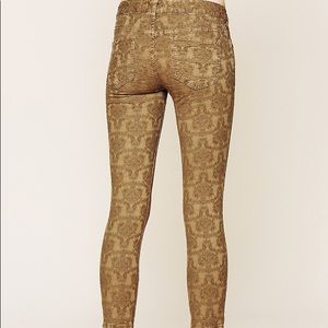 Textured Khaki/ Brown Free People Pants